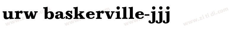 urw baskerville字体转换